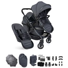 iCandy Peach 8 Double Complete Bundle Grey