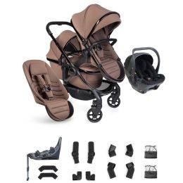 iCandy Peach 8 Editions Double Pushchair And Carrycot With Cocoon 360 Car Seat & Base Coco