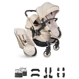 iCandy Peach 8 Editions Double Pushchair And Carrycot Biscotti