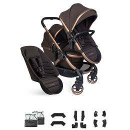 iCandy Peach 8 Editions Double Pushchair And Carrycot Pecan