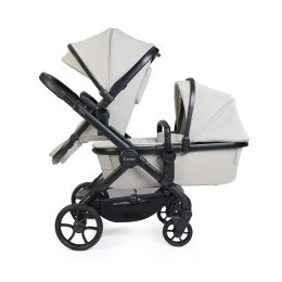 iCandy Peach 8 Double Pushchair And Carrycot Taupe