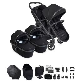 iCandy Peach 8 Twin Complete Bundle Black