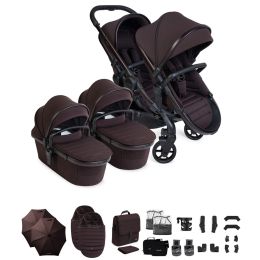 iCandy Peach 8 Editions Twin Complete Bundle Coffee Bean