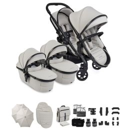 iCandy Peach 8 Twin Complete Bundle Taupe
