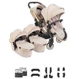 iCandy Peach 8 Editions Twin Pushchair And Carrycot Biscotti