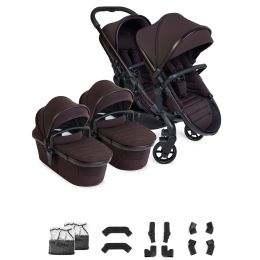 iCandy Peach 8 Editions Twin Pushchair And Carrycot Coffee Bean