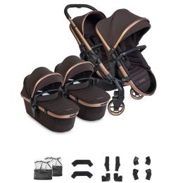 iCandy Peach 8 Editions Twin Pushchair And Carrycot Pecan