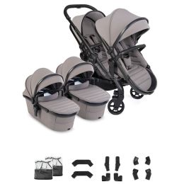 iCandy Peach 8 Twin Pushchair And Carrycot Porcini