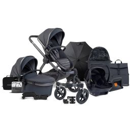 iCandy Peach 7 All Terrain Complete Bundle With Car Seat & Base Storm