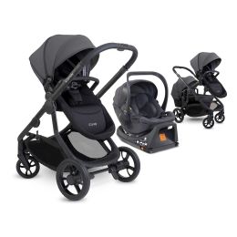 iCandy Orange 4 Complete Bundle With Car Seat & Base Fossil/Black