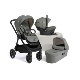 Joie Finiti Flex Signature Click & Go Sprint Car Seat Bundle Evergreen