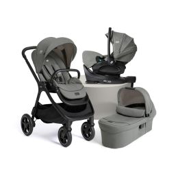 Joie Finiti Flex Signature Travel Ready I-Level Pro Car Seat & Base Bundle Evergreen