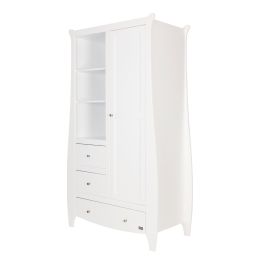 Tutti Bambini Lucas/Katie Sleigh Wardrobe White