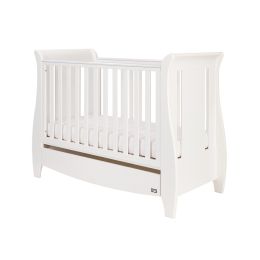 Tutti Bambini Katie Mini Sleigh Cot Bed White