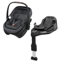 Maxi Cosi Coral Slide Pro Car Seat & FamilyFix Slide Pro Base Moon Graphite