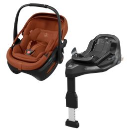 Maxi Cosi Coral Slide Pro Car Seat & FamilyFix Slide Pro Base Copper Terra
