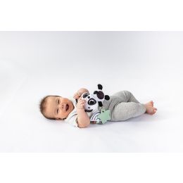 Tiny Love Panda Rattle Decor Black & White