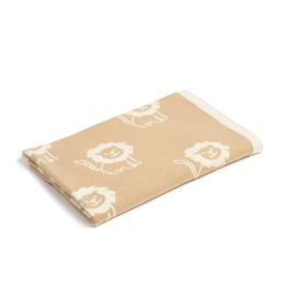 Clair De Lune Reversible Knitted Blanket Lion