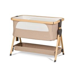 Silver Cross Lunar Bedside Crib Oatmeal