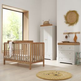 Tutti Bambini Malmo 3 Piece Room Set Dove Grey/Oak