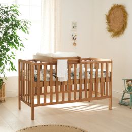 Tutti Bambini Malmo Cot Bed With Cot Top Changer & Mattress Oak