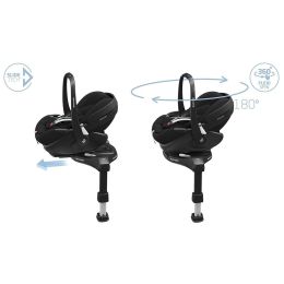iCandy Core 2 Complete Maxi Cosi Pebble 360 Pro2 Car Seat & Base Bundle Storm Grey