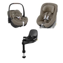 Maxi Cosi Pebble 360 Pro2 Family Bundle Truffle