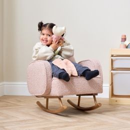 Tutti Bambini Micah Mini Me Children's Rocking Chair Boucle Blush