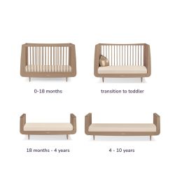 SnuzKot Skandi Cot Bed Mocha
