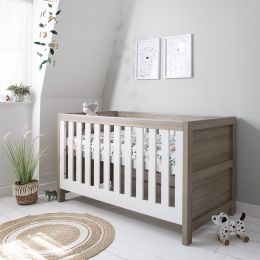 Tutti Bambini Modena Cot Bed White/Oak