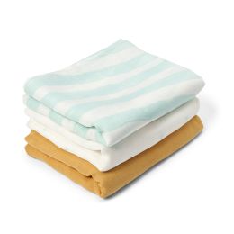 Tutti Bambini 3 Pack Muslin Swaddle Wraps Run Wild