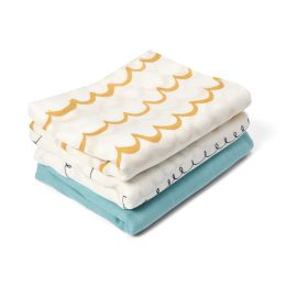 Tutti Bambini 3 Pack Muslin Swaddle Wraps Our Planet