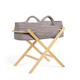 Ickle Bubba Nova Tawny Moses Basket & Pine Stand