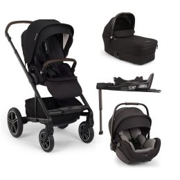 Nuna Mixx Next Arra Flex Travel System Bundle Caviar
