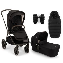Nuna Triv LX Pram & Pushchair All Season Set Caviar