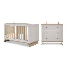 Obaby Thea Cot Bed 2 Piece Room Set Latte