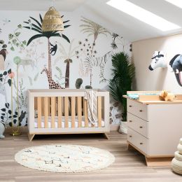 Obaby Thea Cot Bed 2 Piece Room Set Latte