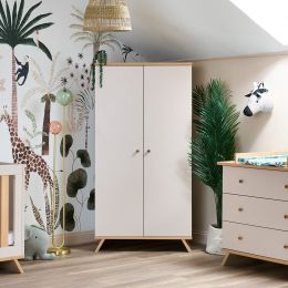 Obaby Thea Double Wardrobe Latte