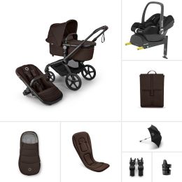 Bugaboo Fox 5 Renew Complete Cocoa Brown Maxi Cosi Cabrio & Base Ultimate Bundle