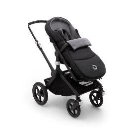 Bugaboo Footmuff V2 & Cup Holder Bundle - Midnight Black