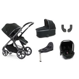 BabyStyle Oyster 4 Essential Bundle With Capsule Car Seat & Base Black Olive