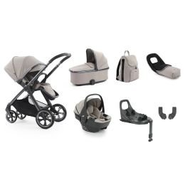 BabyStyle Oyster 4 Luxury Bundle With Capsule 360 Car Seat & Base Stone