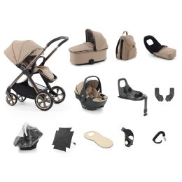 BabyStyle Oyster 4 Ultimate Bundle With Capsule 360 Car Seat & Base Fawn