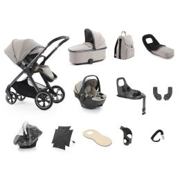 BabyStyle Oyster 4 Ultimate Bundle With Capsule 360 Car Seat & Base Stone