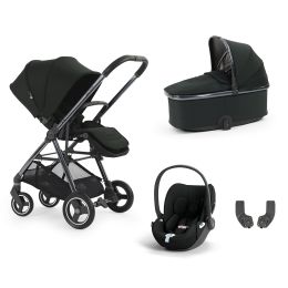 BabyStyle Oyster Gravity+ 4 Piece Travel System With Cybex Cloud T Car Seat Black Olive