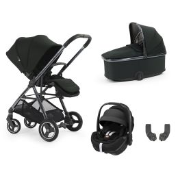 BabyStyle Oyster Gravity+ 4 Piece Travel System With Maxi Cosi Pebble 360 Pro2 Car Seat Black Olive