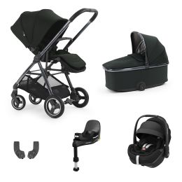BabyStyle Oyster Gravity+ 5 Piece Travel System With Maxi Cosi Pebble 360 Pro2 Car Seat & Base Black Olive