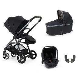 BabyStyle Oyster Gravity+ 4 Piece Travel System With Capsule Car Seat Carbonite