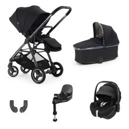 BabyStyle Oyster Gravity+ 5 Piece Travel System With Maxi Cosi Pebble 360 Pro2 Car Seat & Base Carbonite