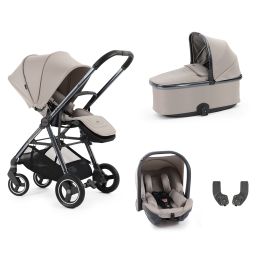 BabyStyle Oyster Gravity+ 4 Piece Travel System With Capsule Car Seat Stone